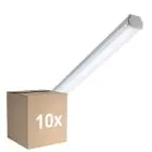 Multipack 10x Philips LED Waterproof Batten Ledinaire WT060C 46W 5600lm - 840 Cool White | 150cm - 1x Through Wiring